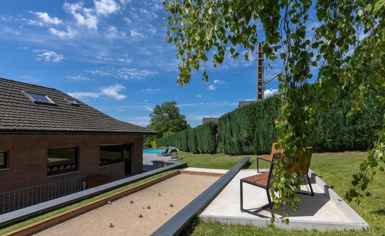 Luxueuse Et Spacieuse Villa Avec Sauna Et Piscine マルメディ エクステリア 写真